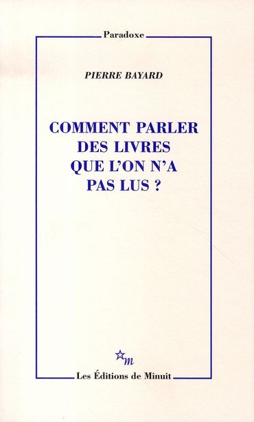 Emprunter Comment parler des livres que l'on n'a pas lus ? livre