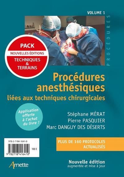 Emprunter Procédures anesthésiques. Pack 2 volumes : Volume 1, Procédures anesthésiques liées aux techniques c livre