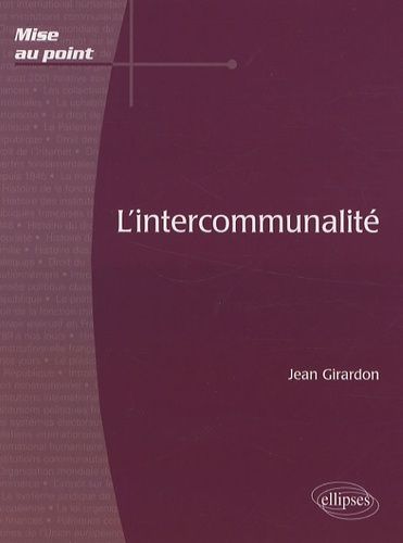 Emprunter L'intercommunalité livre