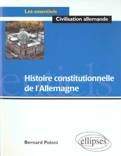 Emprunter Histoire constitutionnelle de l'Allemagne livre