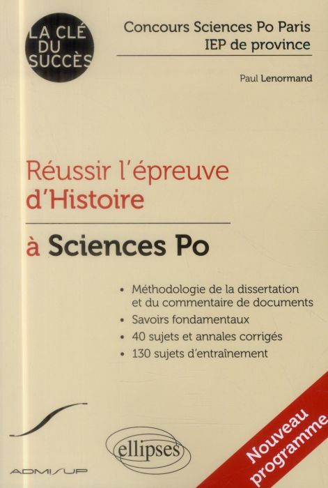 Emprunter Réussir l'épreuve d'Histoire à Sciences Po livre