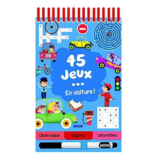 Emprunter 45 jeux... en voiture ! Avec un stylo effaçable livre