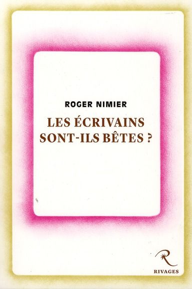 Emprunter Les écrivains sont-ils bêtes ? livre