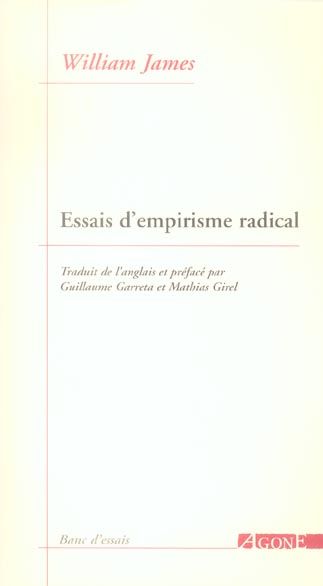 Emprunter Essais d'empirisme radical livre