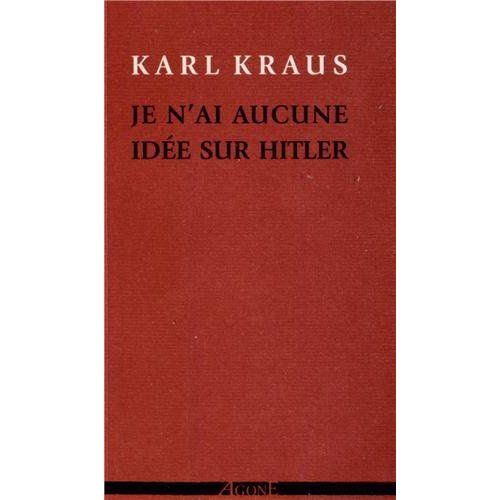 Emprunter Je n'ai aucune idée sur Hitler livre