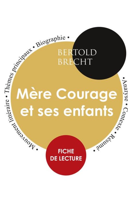 Emprunter Mère Courage et ses enfants. Fiche de lecture livre