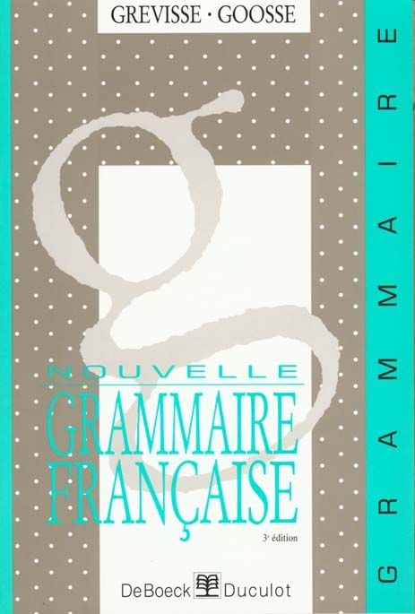 Emprunter Nouvelle grammaire française. 3e édition livre