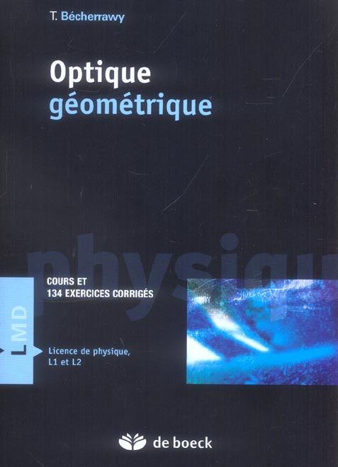 Emprunter Optique géométrique. Cours et exercices corrigés livre