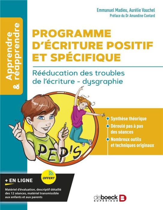 Emprunter Programme d'écriture positif et spécifique (PEP'S). Rééducation des troubles de l’écriture, dysgraph livre