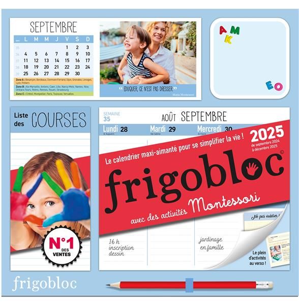 Emprunter Frigobloc avec des activités Montessori livre