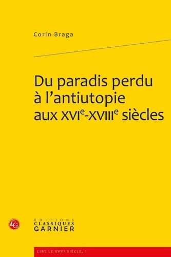 Emprunter DU PARADIS PERDU A L ANTIUTOPIE AUX XVIE XVIIIE SIECLES livre