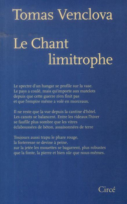 Emprunter Le chant limitrophe livre