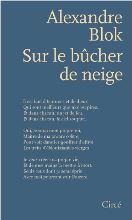 Emprunter Sur le bûcher de neige. Poèmes 1898-1921 livre