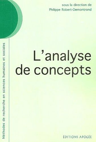 Emprunter L'analyse de concepts livre