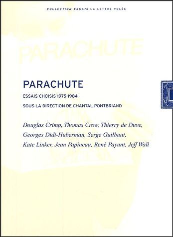 Emprunter Parachute 2 volumes : Essais choisis 1975-1984 %3B Essais choisis 1985-2000 livre