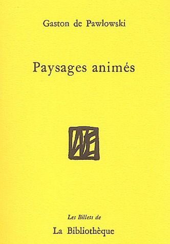 Emprunter Paysages animés livre