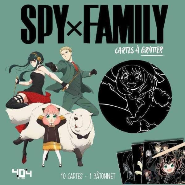 Emprunter Cartes à gratter Spy x Family. Avec 20 cartes et 1 bâtonnet livre