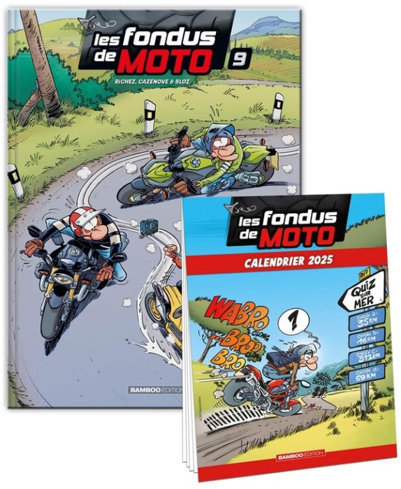 Emprunter Les fondus de moto Tome 9 . Avec un calendrier 2025 offert livre